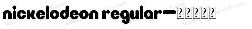 nickelodeon Regular字体转换